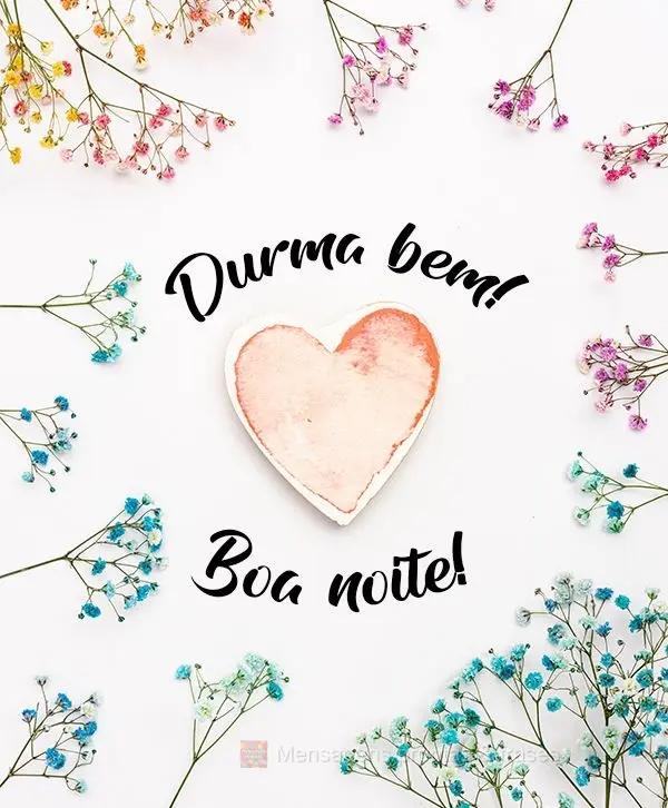 Durma bem! Boa noite!
