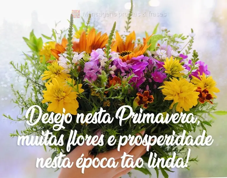 Desejo nesta Primavera muitas flores e prosperidade nesta época tão linda!
