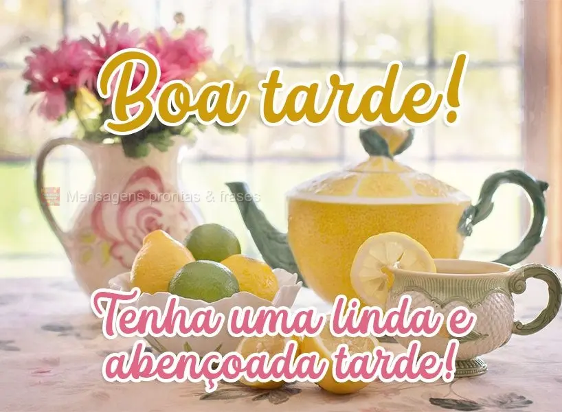 Tenha uma linda e abençoada tarde! Boa tarde! 