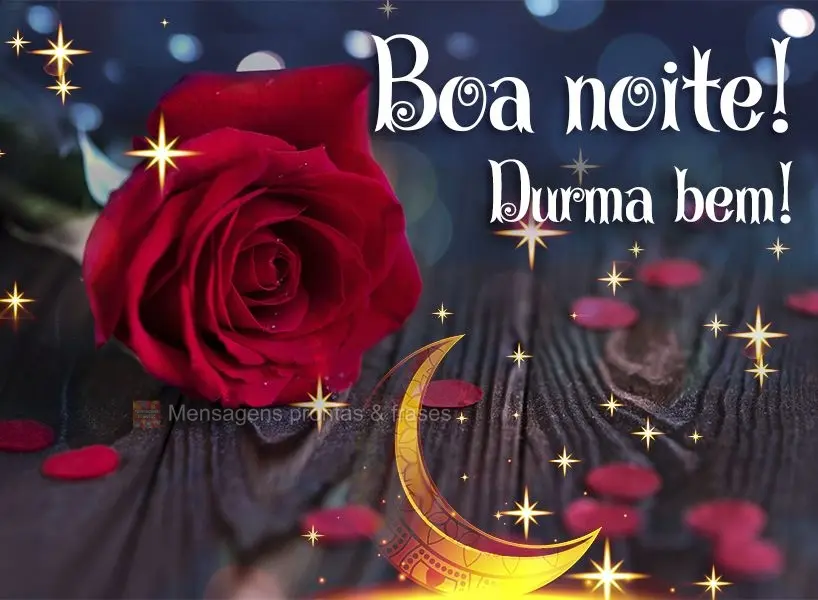 Boa noite! Durma bem!