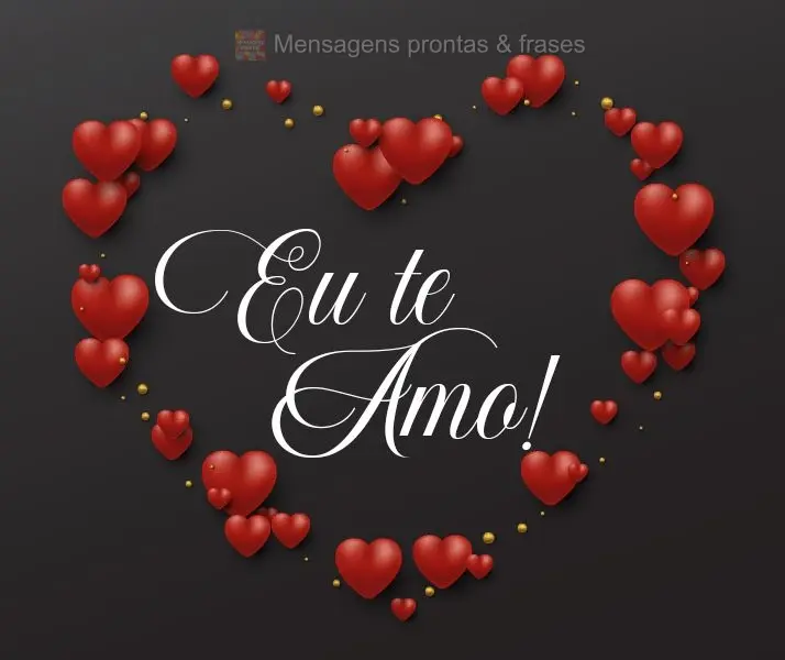 Eu amo você!