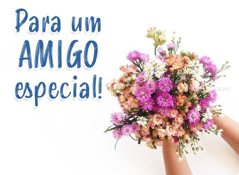 Para um amigo especial!