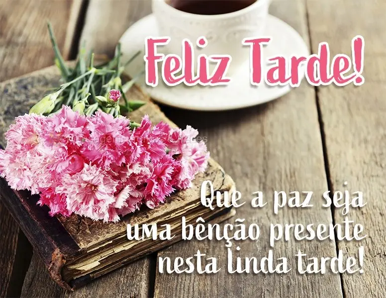 Que a paz seja uma bênção presente nesta linda tarde! Feliz Tarde!