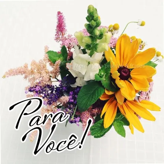 Para você!