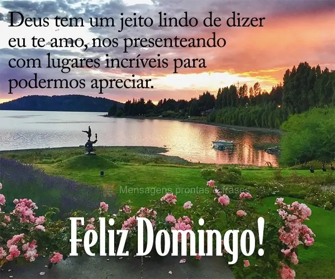 Deus tem um jeito lindo de dizer eu te amo, nos presenteando com lugares incríveis para podermos apreciar.  Feliz Domingo!