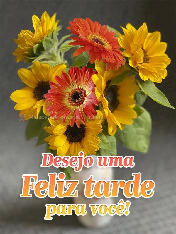 Desejo uma Feliz tarde para você!