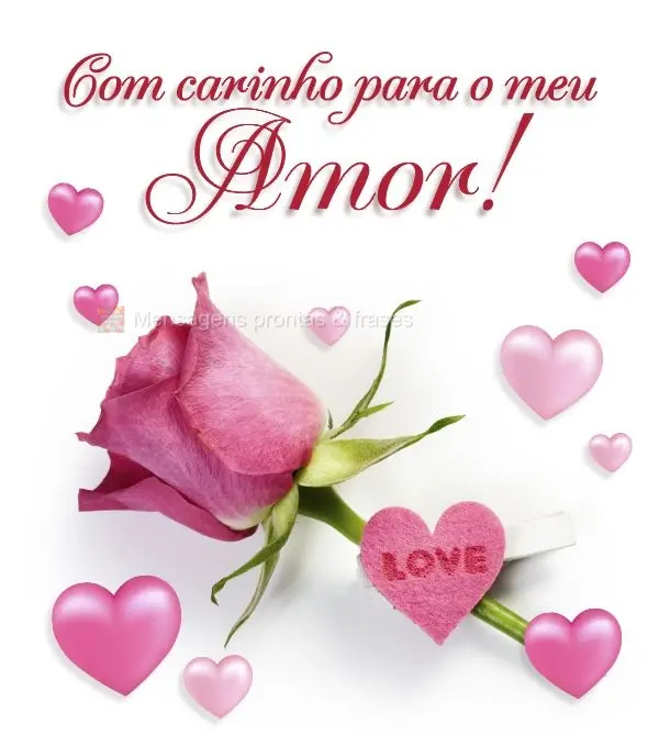 Com carinho para o meu grande amor!