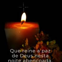 Que reine a paz de Deus nesta noite abençoada, e que seus anjos te cuidem com carinho. Boa noite!