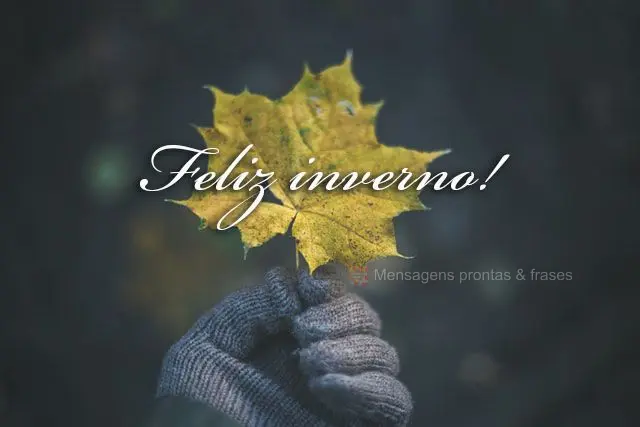 Feliz inverno!