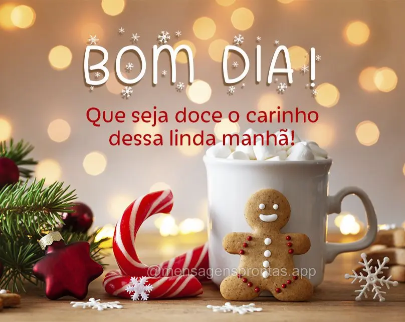 Que seja doce o carinho dessa linda manhã! Bom dia!