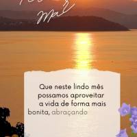 Que neste lindo mês possamos aproveitar a vida de forma mais bonita, abraçando nossos defeitos, aprendendo coisas novas, evoluindo e tentando melhorar ...