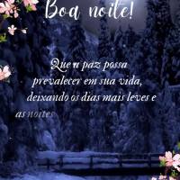 Que a paz possa prevalecer em sua vida, deixando os dias mais leves e as noites cheias de esperanças. Que Deus possa aquecer o seu coração com seu amo...