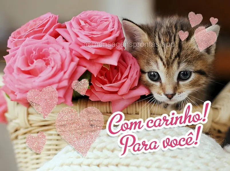 Com carinho! Para você!