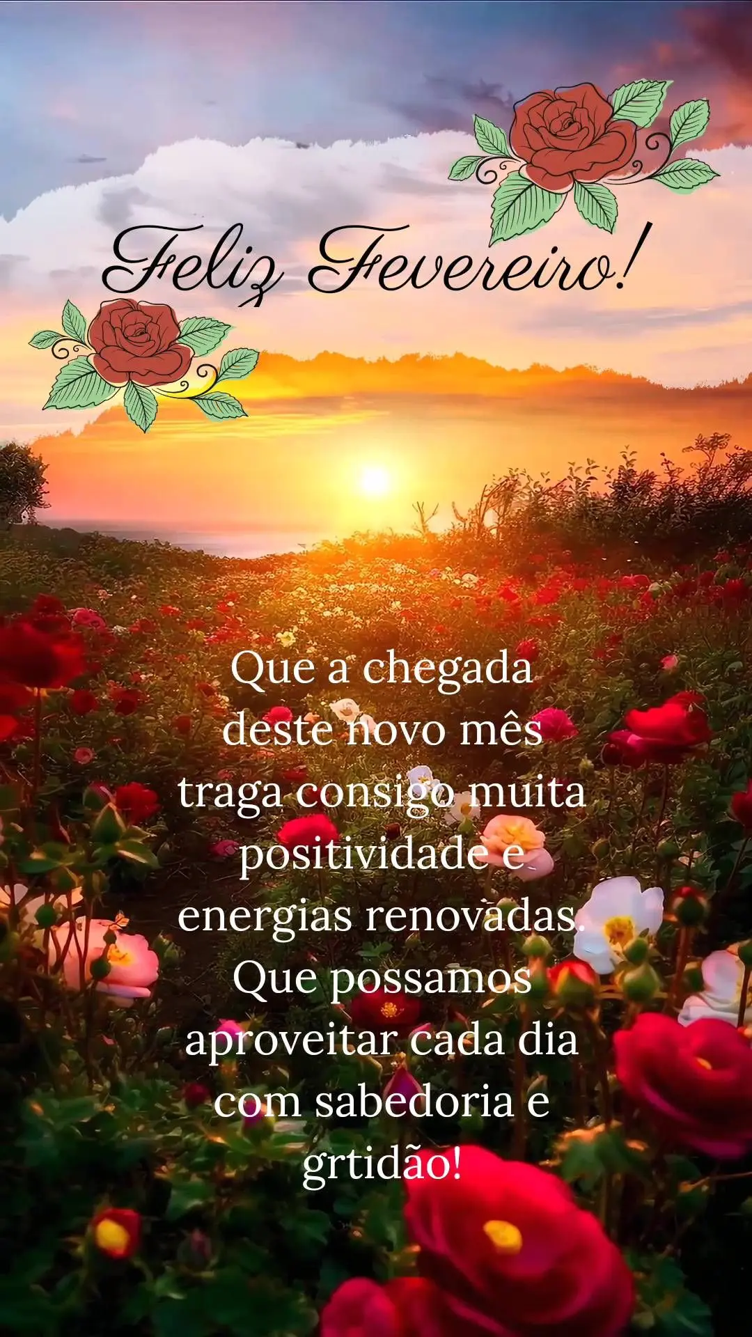 Que a chegada deste novo mês traga consigo muita positividade e energias renovadas. Que possamos aproveitar cada dia com sabedoria e grtidão!  Feliz Fe...