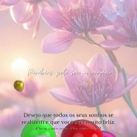 Desejo que todos os seus sonhos se realizem e que você seja muito feliz. Que seja um dia especial! Parabéns pelo seu aniversário!