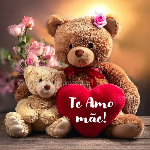 Te amo mãe!