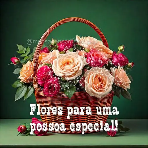 Flores para uma pessoa especial!