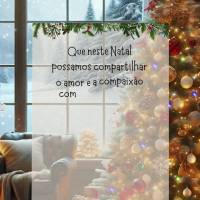 Que neste Natal possamos compartilhar o amor e a compaixão com aqueles que mais precisam, e que no Ano Novo possamos semear a paz e a solidariedade. Des...