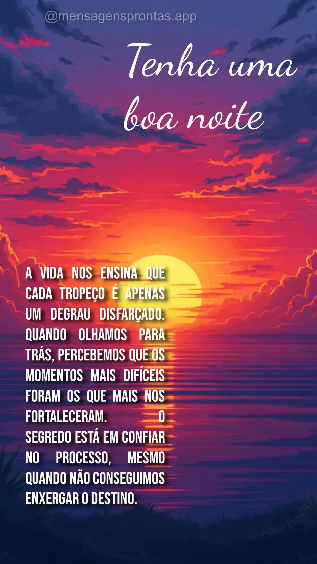A vida nos ensina que cada tropeço é apenas um degrau disfarçado. Quando olhamos para trás, percebemos que os momentos mais difíceis foram os que ma...