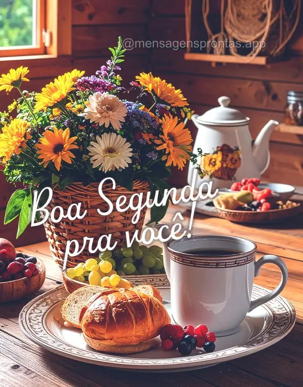 Boa Segunda para você!