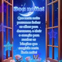 Que nesta noite possamos fechar os olhos para descansar, e abrir o coração para receber as bênçãos que surgirão nesta linda noite! Boa noite!