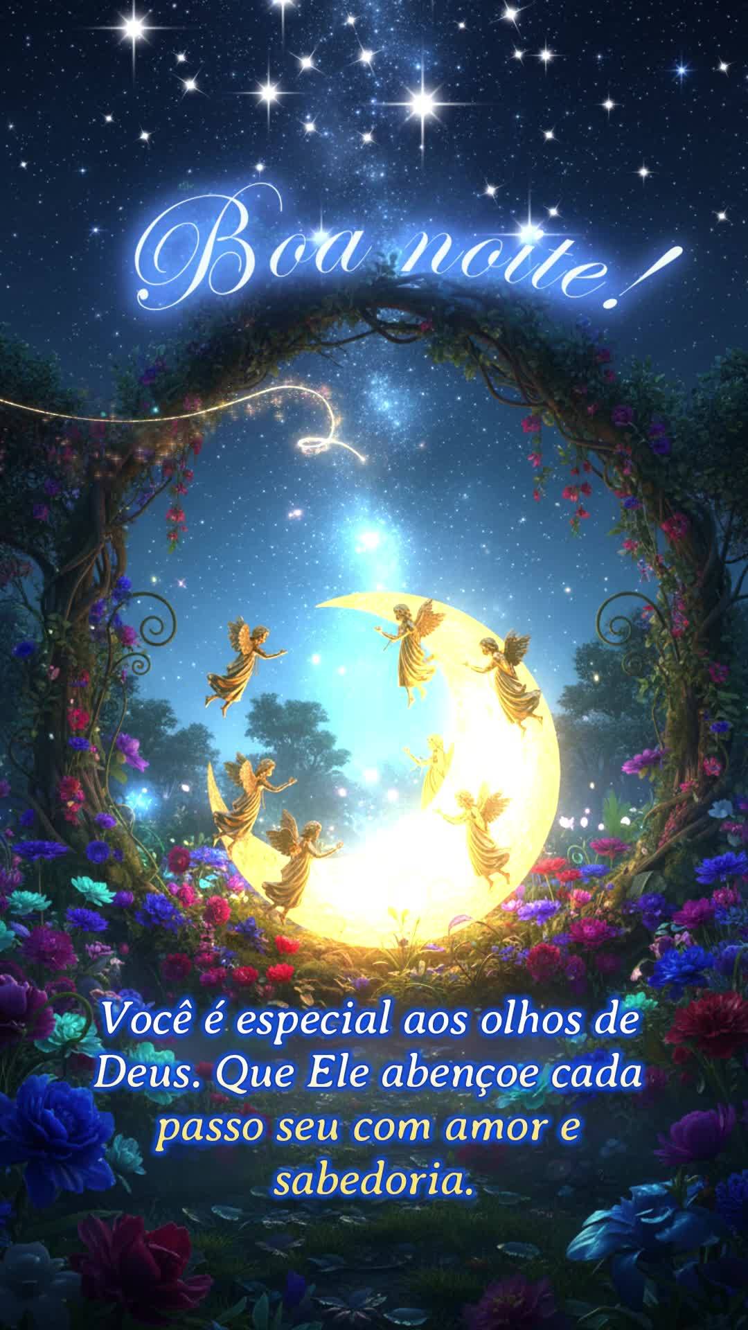 Você é especial aos olhos de Deus. Que Ele abençoe cada passo seu com amor e sabedoria. Boa noite!