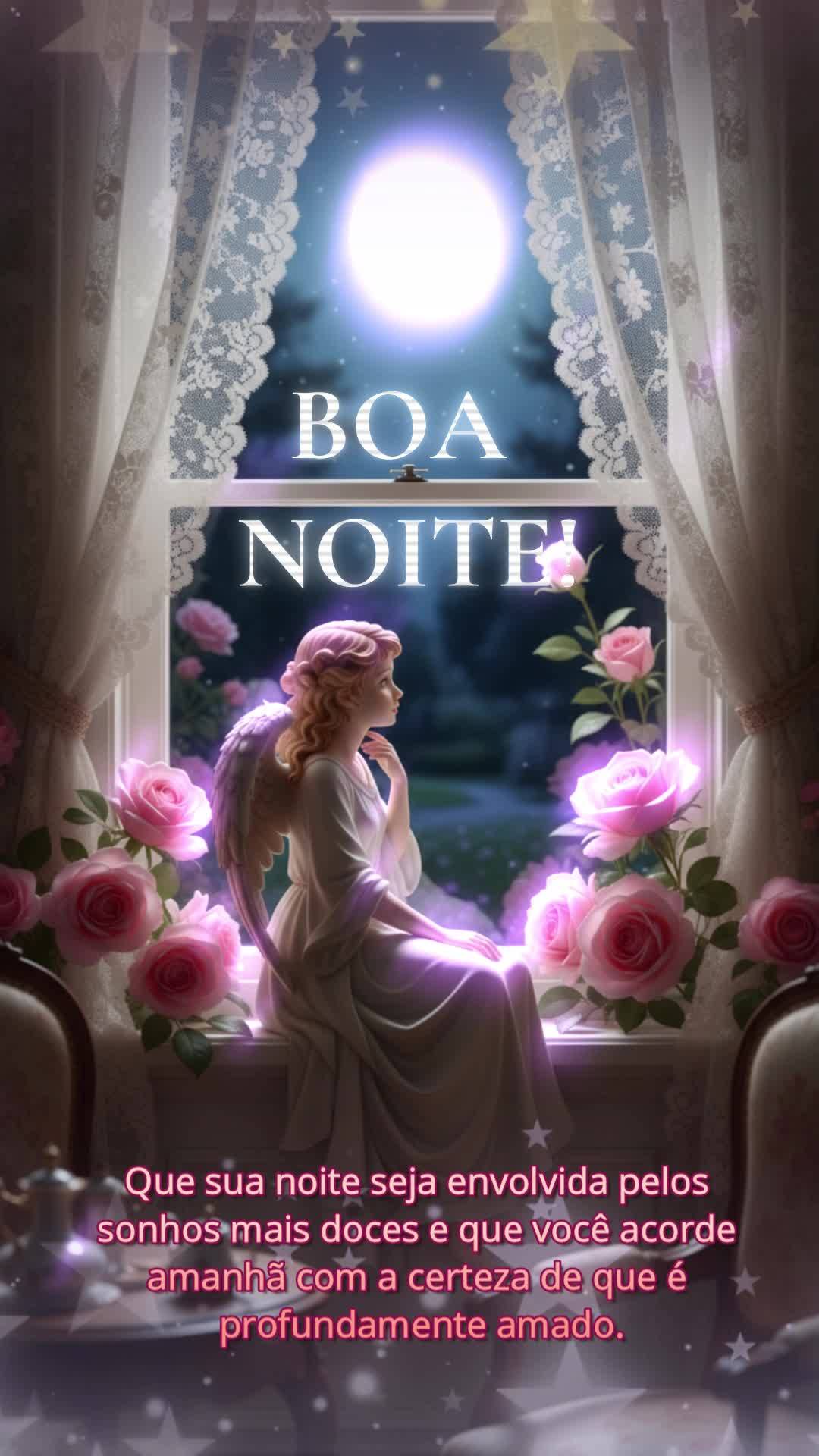 Que sua noite seja envolvida pelos sonhos mais doces e que você acorde amanhã com a certeza de que é profundamente amado. Boa noite!