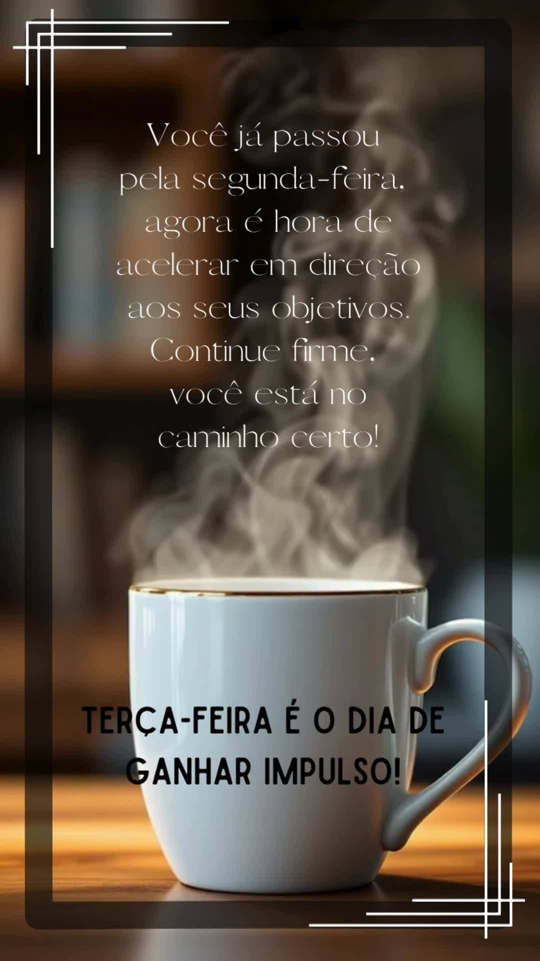 Terça-feira é o dia de ganhar impulso! Você já passou pela segunda-feira, agora é hora de acelerar em direção aos seus objetivos. Continue firme, ...