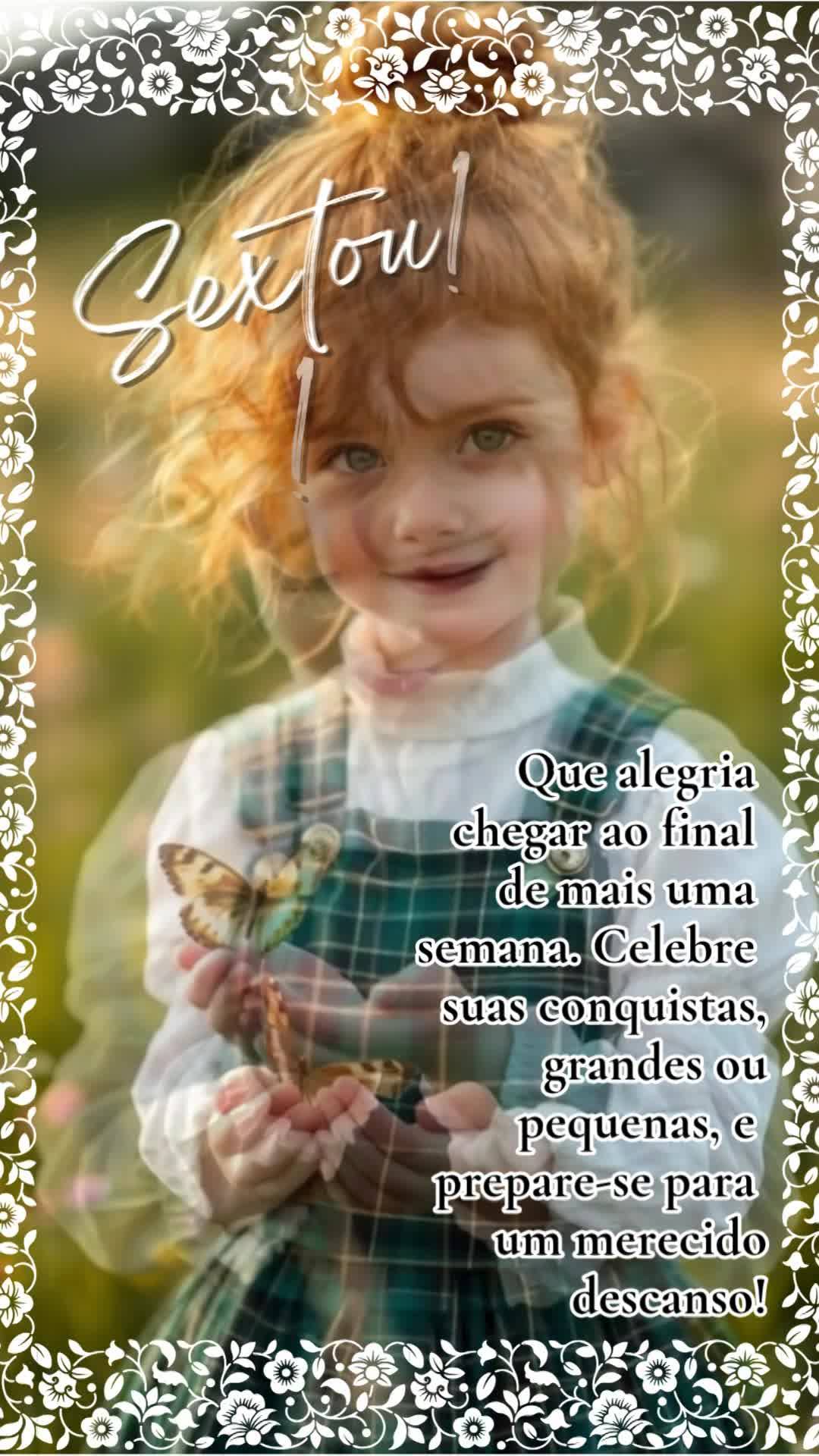 Que alegria chegar ao final de mais uma semana. Celebre suas conquistas, grandes ou pequenas, e prepare-se para um merecido descanso! Sextou!