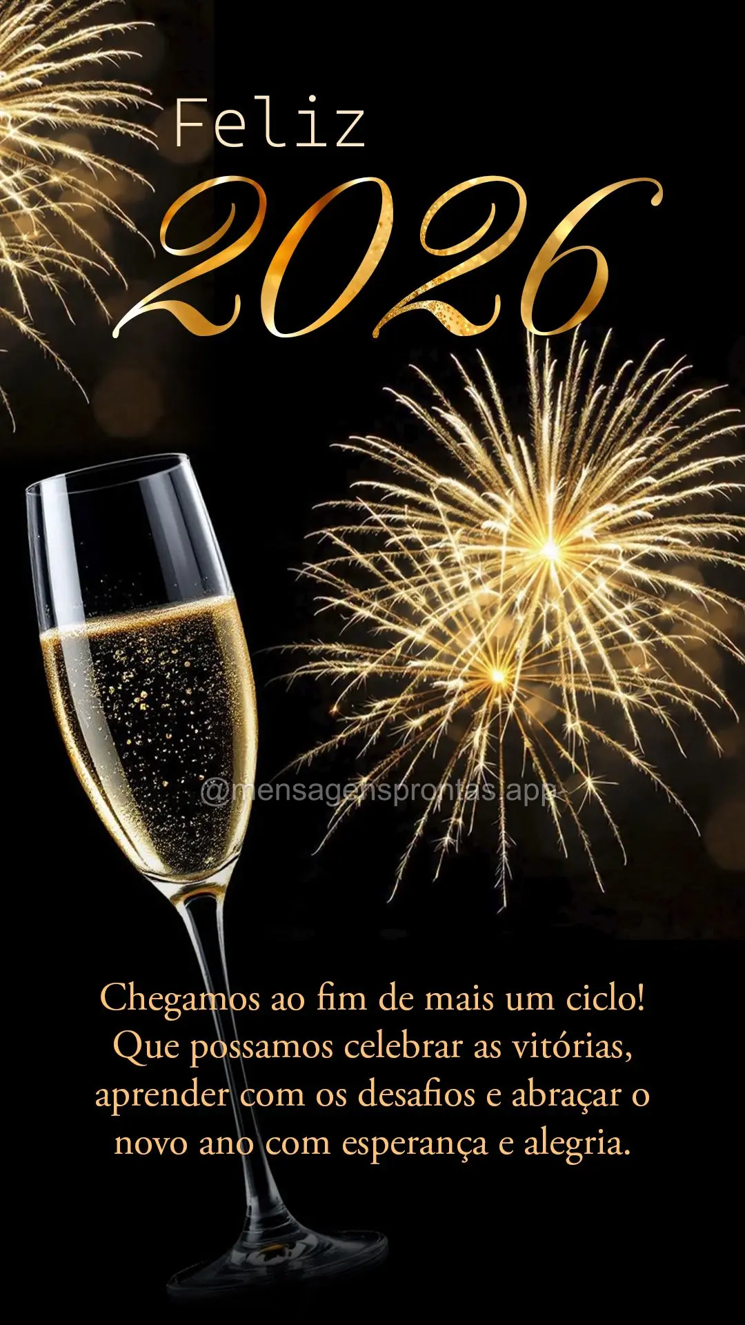 Chegamos ao fim de mais um ciclo! Que possamos celebrar as vitórias, aprender com os desafios e abraçar o novo ano com esperança e alegria. Feliz 2026...