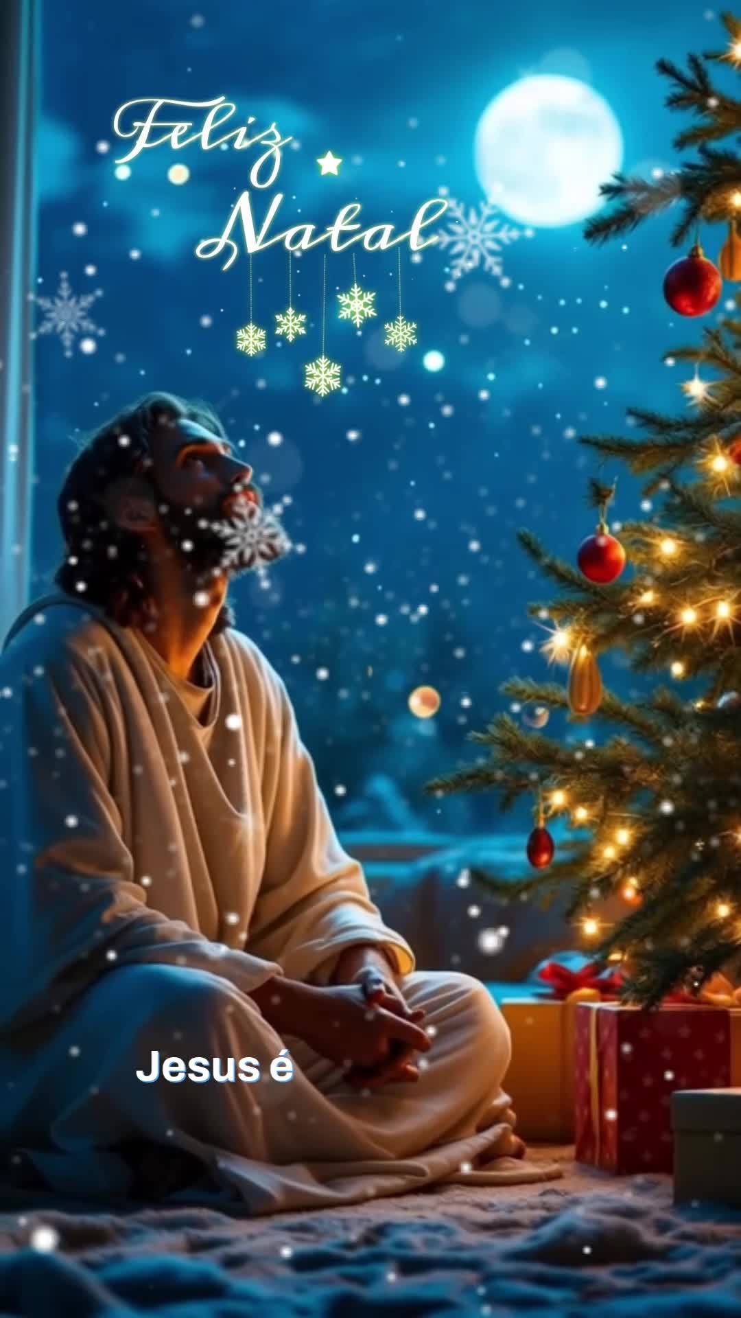 O maior presente de Natal não está debaixo da árvore. Ele nasceu numa manjedoura, viveu entre nós, morreu por amor e ressuscitou para nos dar vida et...