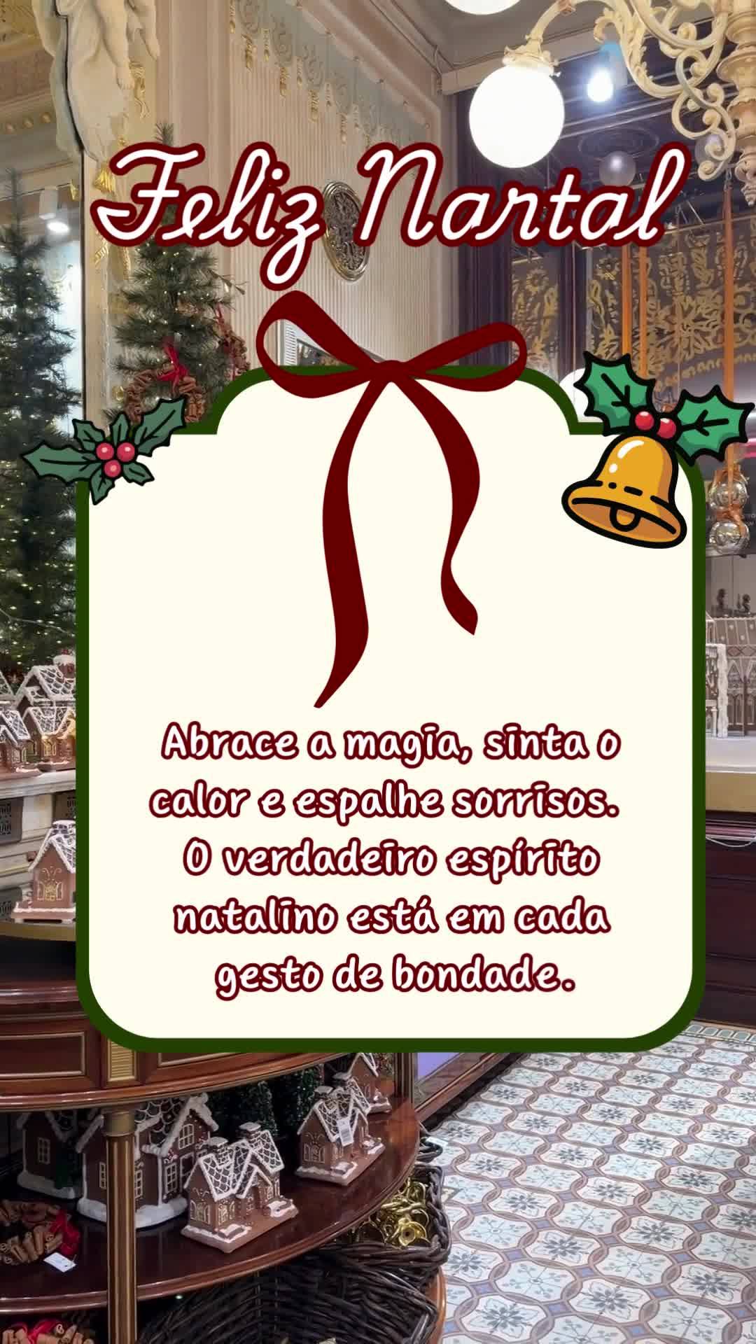 Abrace a magia, sinta o calor e espalhe sorrisos. 
O verdadeiro espírito natalino está em cada gesto de bondade.
Feliz Nartal