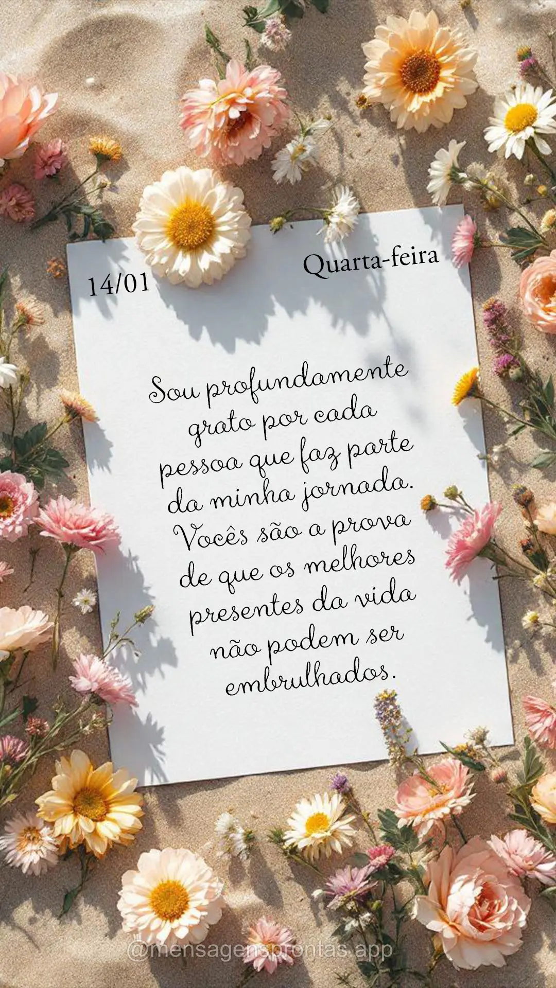 Sou profundamente grato por cada pessoa que faz parte da minha jornada. Vocês são a prova de que os melhores presentes da vida não podem ser embrulhad...