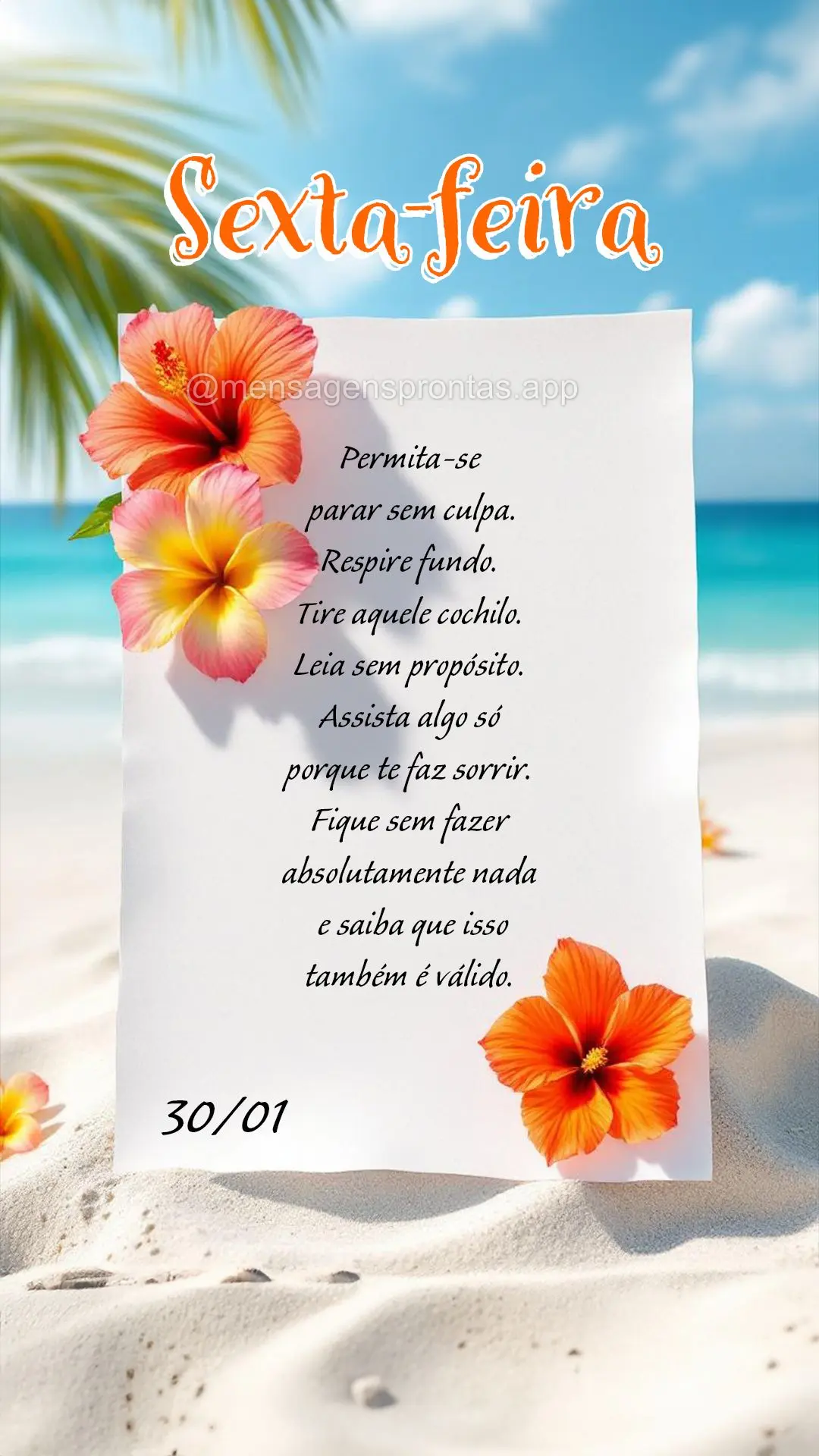 Permita-se parar sem culpa. Respire fundo. Tire aquele cochilo. Leia sem propósito. Assista algo só porque te faz sorrir. Fique sem fazer absolutamente...