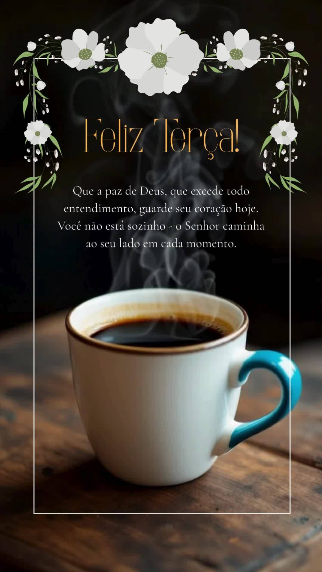 Que a paz de Deus, que excede todo entendimento, guarde seu coração hoje. Você não está sozinho - o Senhor caminha ao seu lado em cada momento. Feli...