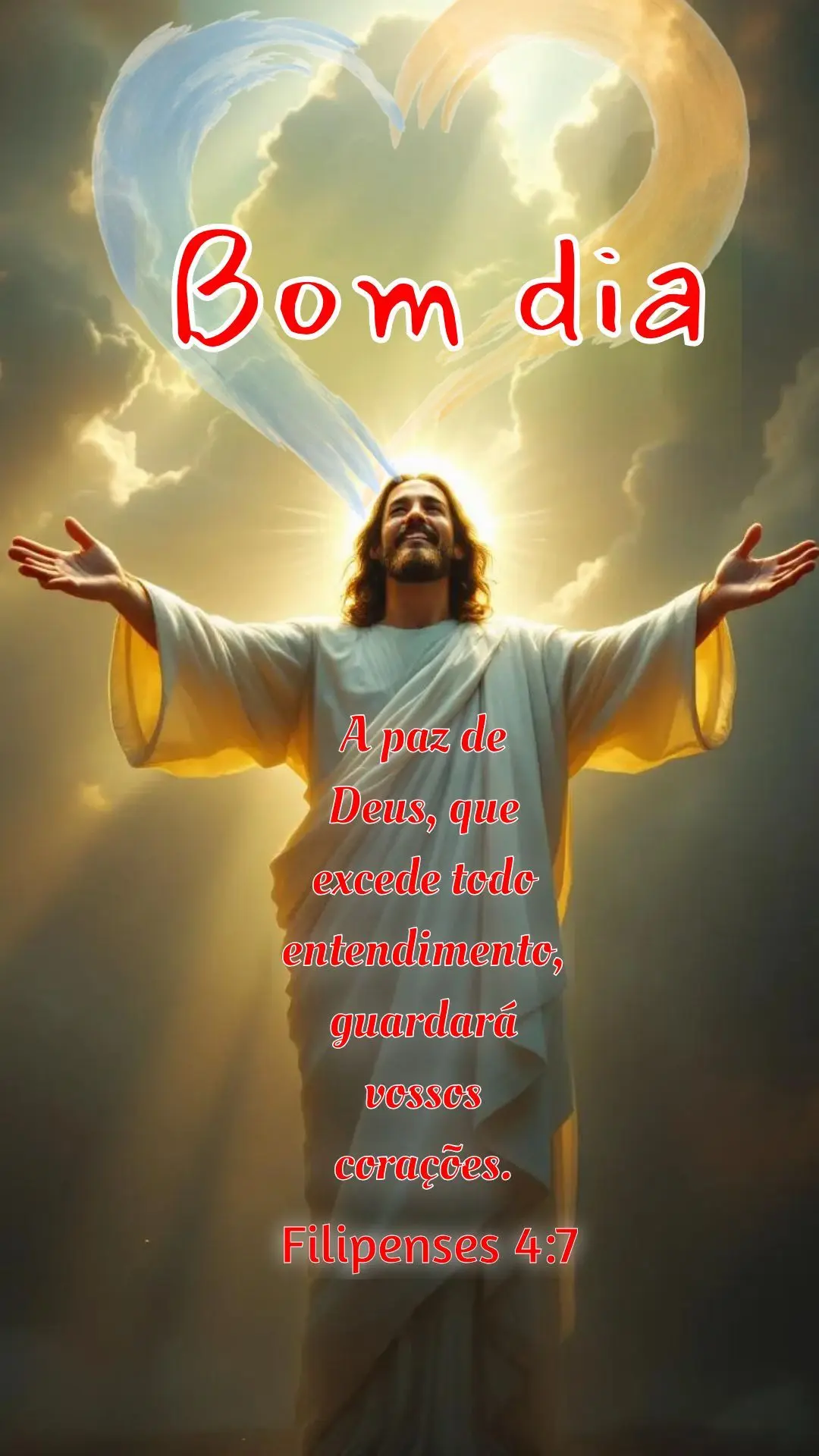 A paz de Deus, que excede todo entendimento, guardará vossos corações. Filipenses 4:7